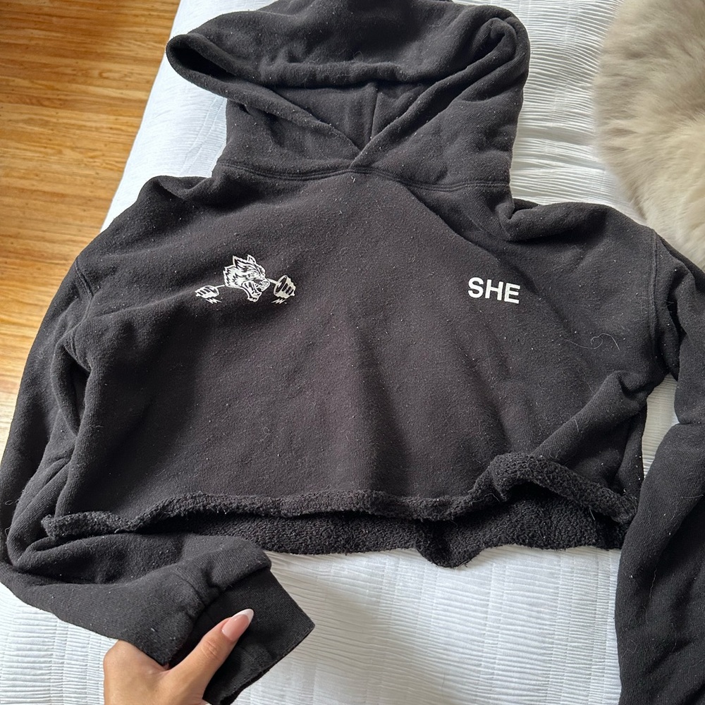 Darc sport cropped hoodie